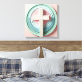 Cristian Cross Canvas Afdruk (Insitu (Slaapkamer))