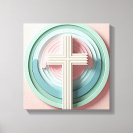 Cristian Cross Canvas Afdruk