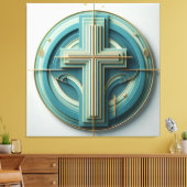 Cristian Cross Canvas Afdruk (Insitu (Woonkamer))