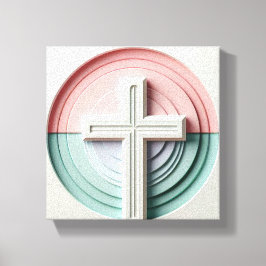 Cristian Cross Canvas Afdruk