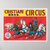 Cristiani Brothers Circus Poster (Voorkant)
