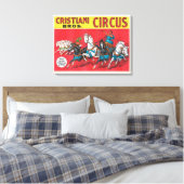  Cristiani Brothers Circus Poster Canvas Afdruk (Insitu (Slaapkamer))