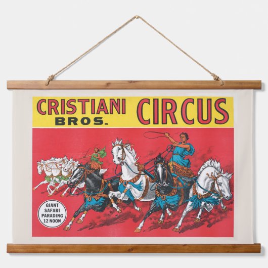  Cristiani Brothers Circus Poster Hangend Wandkleed (Voorkant)