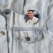 Cristiano Ronaldo Broche Ronde Button 5,7 Cm (In situ)