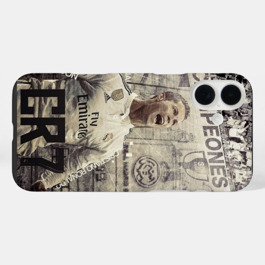 Cristiano Ronaldo Case-Mate iPhone Case (Achterkant (horizontaal))