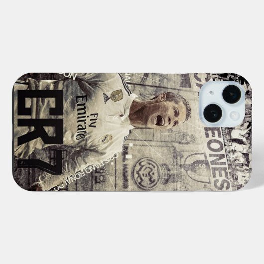 Cristiano Ronaldo Case-Mate iPhone Case (Achterkant (horizontaal))