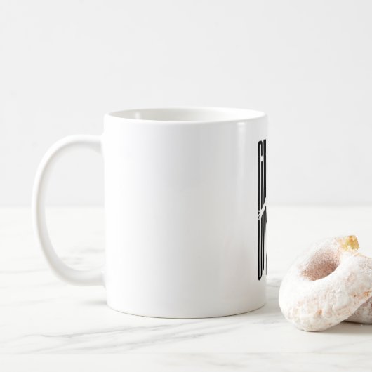 Cristiano Ronaldo CR7 Silhouette Design Koffiemok (Met donut)