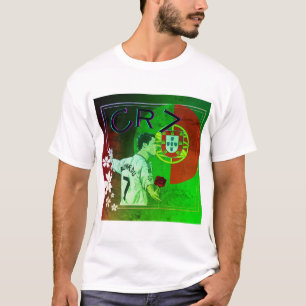 Cristiano Ronaldo hield een bloem vast T-shirt