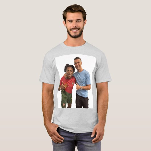 Cristiano Ronaldo x IShowSpeed Collab T-Shirt – Fu (Voorkant volledig)