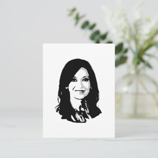 Cristina Fernandez de Kirchner Briefkaart (Staand voorkant)