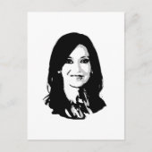 Cristina Fernandez de Kirchner Briefkaart (Voorkant)