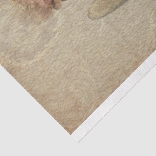 Cristmas  Angel met kerstboom Tissuepapier (Detail)