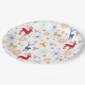 Cristmas Deers Pattern-Bord Papieren Bordje (Gekanteld)