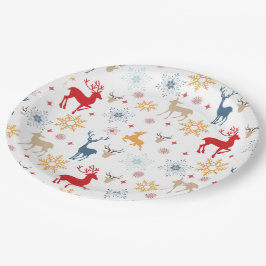 Cristmas Deers Pattern-Bord Papieren Bordje