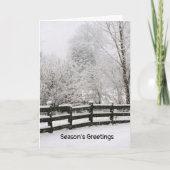 Cristmas Folded Wenskaart Kaart (Voorkant)