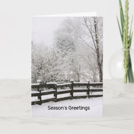 Cristmas Folded Wenskaart Kaart (Voorkant)