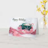 Cristmas Folded Wenskaart Kaart (Gele Bloem)