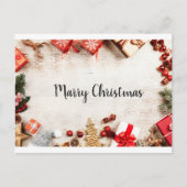 Cristmas-kaart Briefkaart (Voorkant)