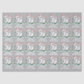 Cristmas Owl Tissue Paper Tissuepapier (Voorkant)