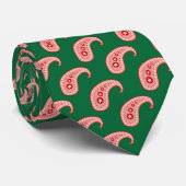 Cristmas Paisley Stropdas (Opgerold)