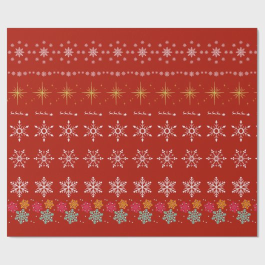 Cristmas Wrapping Paper Cadeaupapier (Vlak)