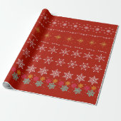 Cristmas Wrapping Paper Cadeaupapier (Uitgerold)