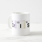 Cristo Chemische Elementen Koffiemok (Voorkant links)