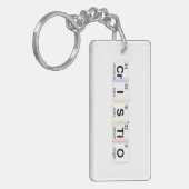 Cristo Chemische Elementen Sleutelhanger (Voorkant Links)