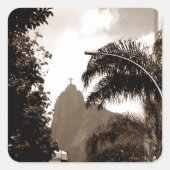 Cristo da Rua Vierkante Sticker (Voorkant)