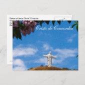 Cristo DE Concordia Statue van Jesus Briefkaart (Voorkant / Achterkant)
