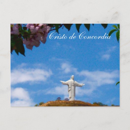 Cristo DE Concordia Statue van Jesus Briefkaart (Voorkant)