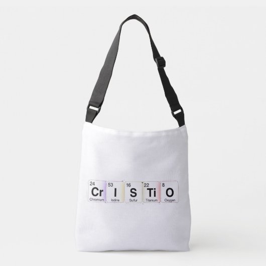 Cristo Elementos Químicos Crossbody Tas (Voorkant)