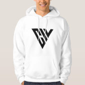 Cristo La Verdad Zwart Logo Mannen Hoodie (Voorkant)