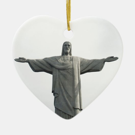 Cristo Redentor Christus de verlosser met kopieerr Keramisch Ornament (Voorkant)