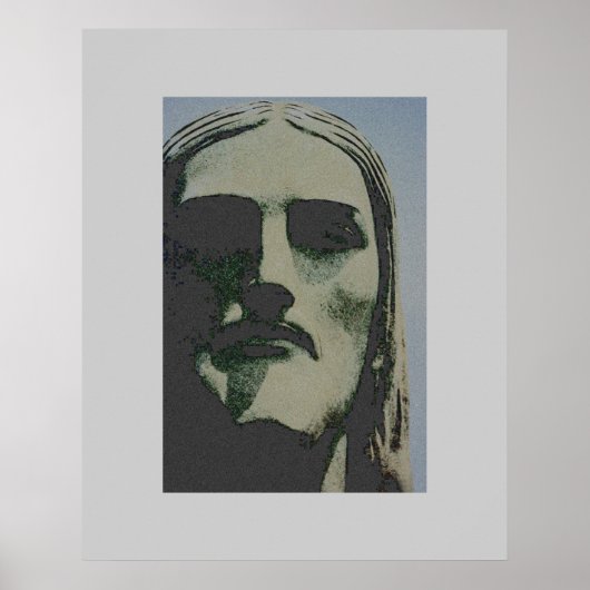 Cristo Redentor face - RJ city Poster (Voorkant)