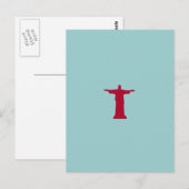 Cristo Redentor ~ rio de janeiro . brasil Briefkaart (Voorkant / Achterkant)