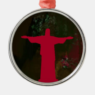 Cristo Redentor ~ rio de janeiro . brasil Metalen Ornament