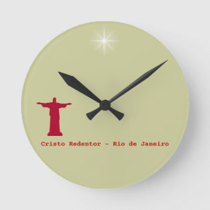 Cristo Redentor ~ Rio DE janeiro. Brazilië Ronde Klok