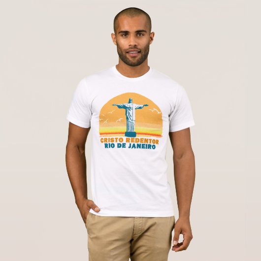 CRISTO REDENTOR Rio De Janeiro T-shirt (Voorkant volledig)