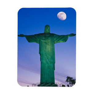 Cristo Redentor-standbeeld  Rio de Janeiro Brazili Magneet