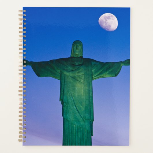 Cristo Redentor-standbeeld| Rio de Janeiro Brazili Planner (Voorkant)