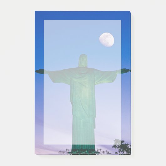 Cristo Redentor-standbeeld| Rio de Janeiro Brazili Post-it® Notes (Voorkant)