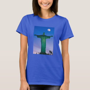 Cristo Redentor-standbeeld Rio de Janeiro Brazili T-shirt