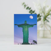 Cristo Redentor Statue| Rio de Janeiro Brazilië Briefkaart (Staand voorkant)