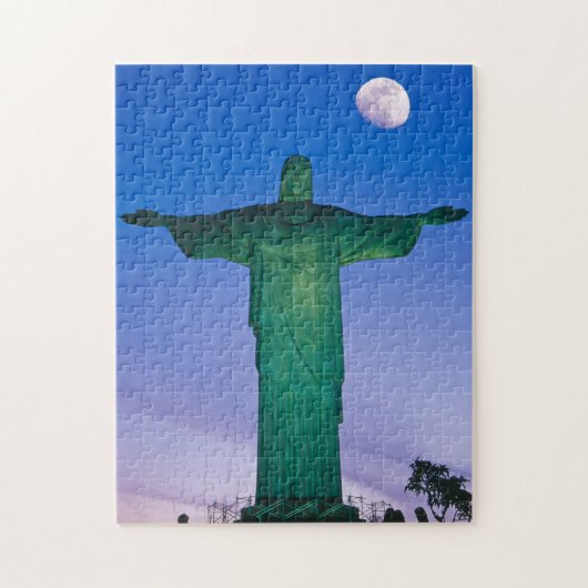 Cristo Redentor Statue| Rio de Janeiro Brazilië Legpuzzel (Verticaal)
