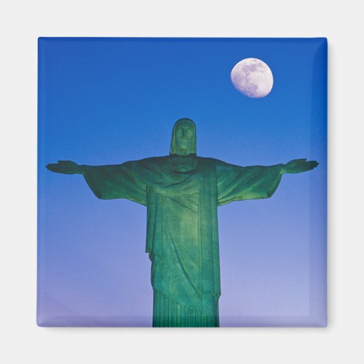 Cristo Redentor Statue| Rio de Janeiro Brazilië Magneet (Voorkant)
