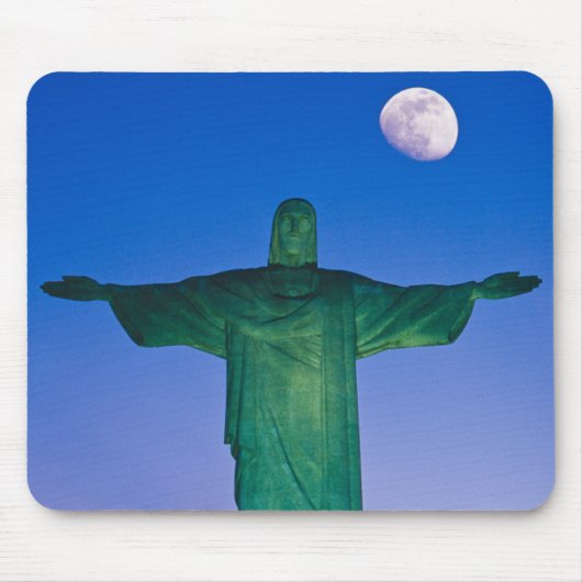 Cristo Redentor Statue| Rio de Janeiro Brazilië Muismat (Voorkant)