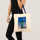 Cristo Redentor Statue| Rio de Janeiro Brazilië Tote Bag (Voorkant (product))