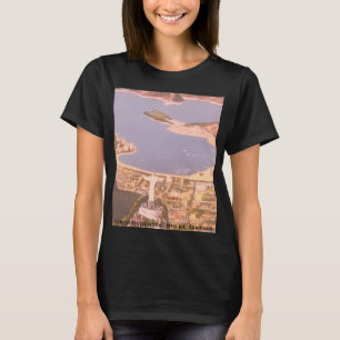 Cristo Redentor, Vintage van Rio de Janeiro, Brazi T-shirt