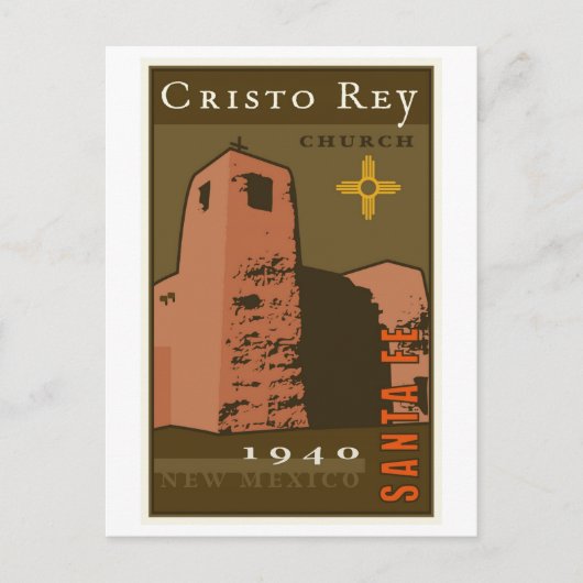 Cristo Rey Church Briefkaart (Voorkant)